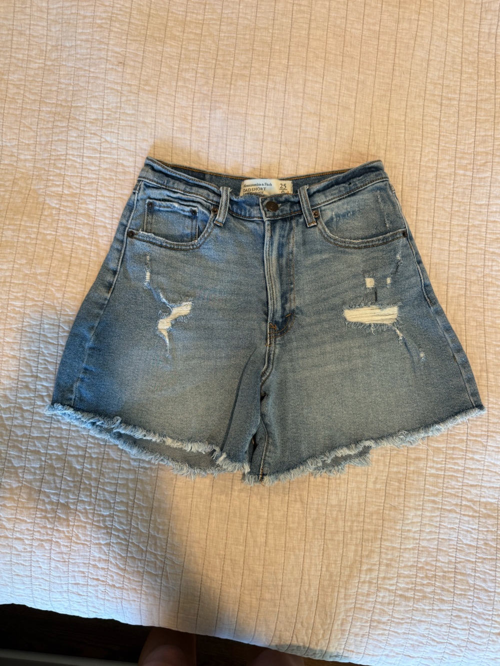 Abercrombie Curve Love High Rise Dad Short